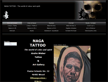 Tablet Screenshot of naga-tattoo.de